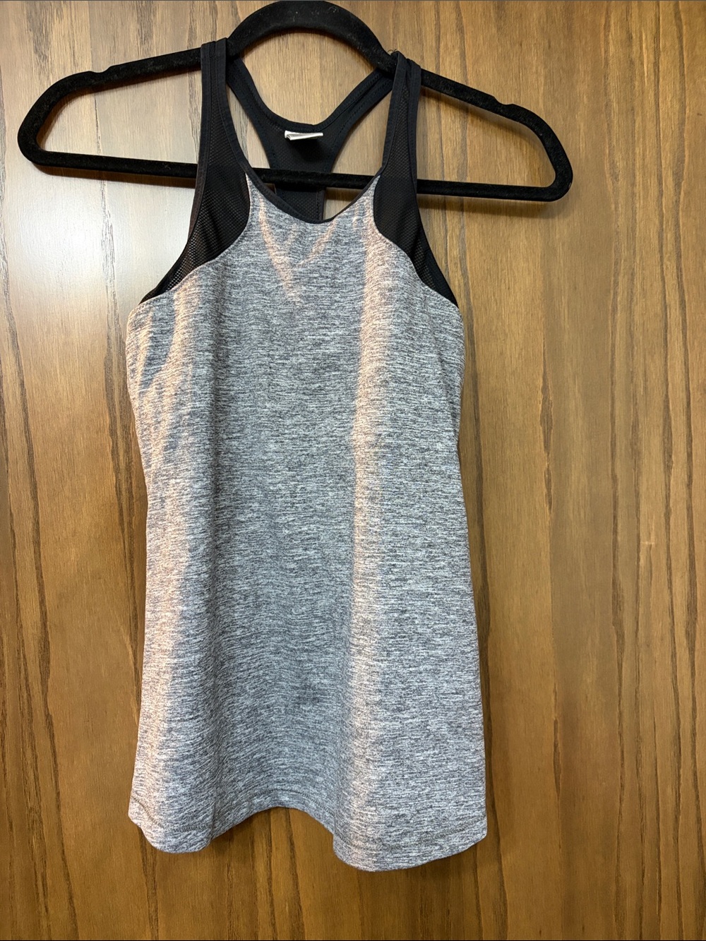 Old Navy Gray Tank Top Racerback with Built in Bra